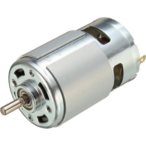 775 DC 12V-36V 3500-9000RPM Motor Large Torque Ball Bearing High Power Low Noise
