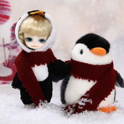 Free Shipping Withdoll Pooky Penguin BJD SD Dolls Yosd 1/8 Body Model Baby For Gift including clothes for fullset OUENEIFS