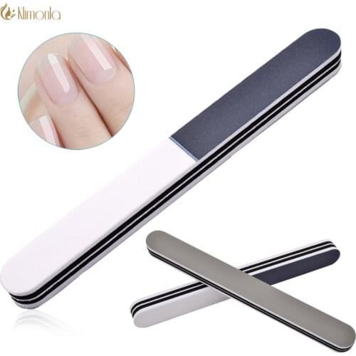 10Pcs/lot Nail Buffer Double Side Diamond Sponge Down Polish Block Thicker Shining Buffing Sponge Nail Files Grinding Manicure