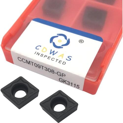 10PCS CCMT09T308 GP GK3115 High Quality Carbide Inserts Internal Turning Tool CCMT 09T308 CNC Lathe Cutter Tool For Cast Iron