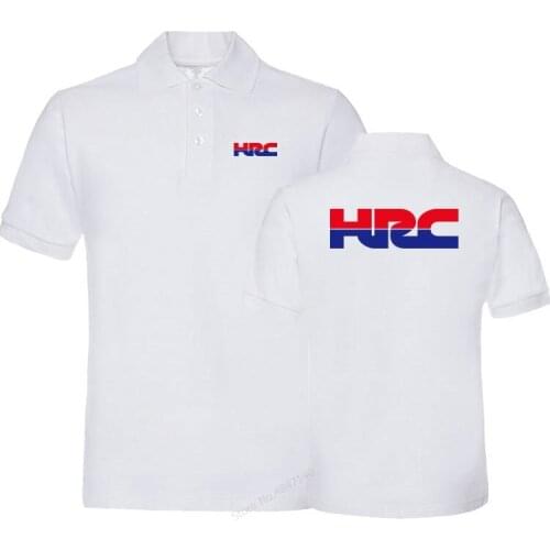 Summer men women cotton HRC polo shirt solid colour male tops casual short sleeve clothes polos shirts