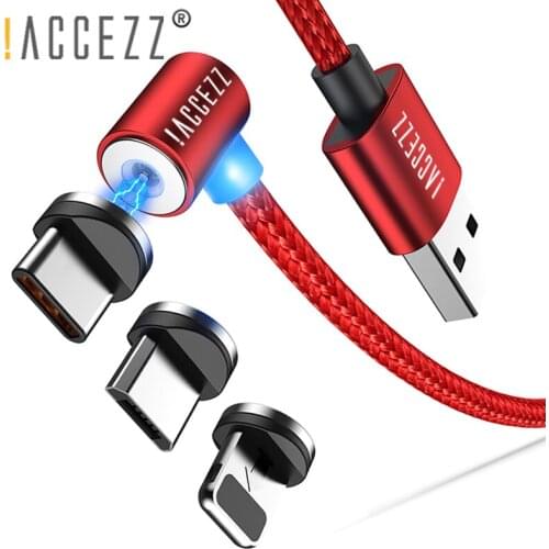 !ACCEZZ Magnetic Usb Charging Cable For IPhone X XR XS Max Magnet Charger Cables For IOS 10 11 12 IPhone 8 7 6S 6 SE Charge Cord