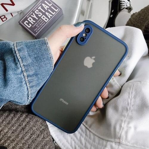 Fashion Camera Lens Protection Matte Phone Case For iPhone 12 Mini XS 11 Pro Max 6S 8 7 Plus X XR SE Soft Shockproof Cover Coque