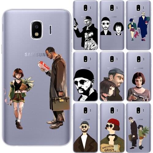 Cute Leon Matilda Soft TPU Case Cover For Samsung Galaxy J3 J5 J7 2017 J4 J6 Prime J8 2018 J510 J710 Silicone Phone Cases