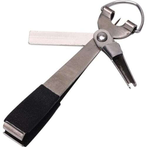 2019 New 1 Pcs 4 In 1 Quick Knot Cutter Nippers Snip Tying Tool Nail Clippers Line