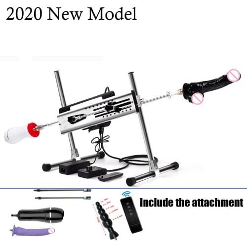 2020 New Sex Machine Remote Control Vibrator Toys For Women And Men Powerful Automatic Retractable Love Machines With Dildos
