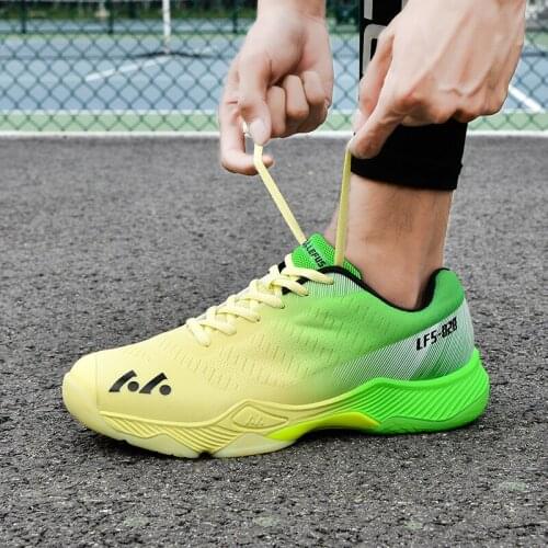 Best Selling Couples Badminton Shoe Breathable Boy Indoor Court Shoes Light Weight Table Tennis Shoe Women Non-Slip Men Sneakers