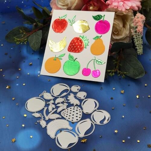 Vegetables Metal Cutting Dies Stencil Scrapbooking DIY Album Stamp Paper Card Embossing