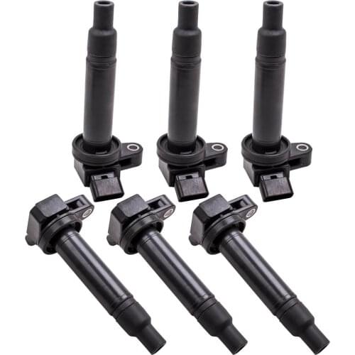 Ignition Coil Packs for Toyota Tundra 4Runner for Lexus GS IS LS SC 3UZFE 1GFE 2UZFE 9091902230 6Pcs New Style