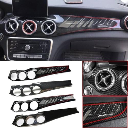 ABS Dashboard Panel Central Console Decoraton Cover for Mercedes Benz GLA X156 CLA W117 Class 2013-2019 Interior Accessories