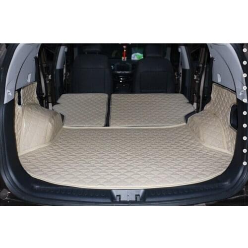 Full Covered Special Car Trunk Mats for Acura MDX 7seats 2014-2017 Durable Waterproof Rugs Boot Carpets for MDX