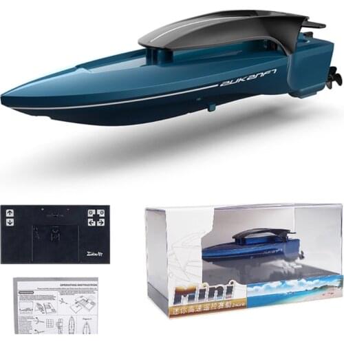 2.4G RC Boats Speed Racing Boat 2 Channels Dual Motor Remote Control Boats for Kids Adult Racing Boat with light water