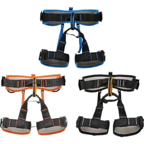 Outdoor Sports Safety Belt Rock Climbing Harness Mountaineering Half Body Protection Belts Survival Equipment
