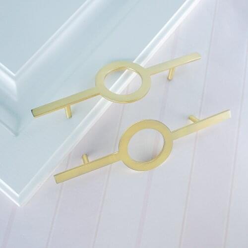 5" Round Black Brass Chrome Cabinet Door Handles Wardrobe Drawer Handles Zinc Alloy Closet Pulls Stylish Furniture Handle 128mm