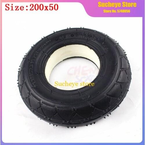 1 pc Mobility Scooter wheelchair tire 200 x 50 (8x2) solid/foam filled tyre 200x50 for Razor E100 E125 E200 Scooter Vapo