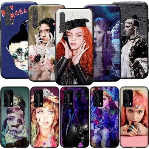 GX82 Grimes Silicone Case for Huawei P9 P10 P20 P30 P40 Y6 2018 Y7 Y9 Lite Pro Max Prime Mini