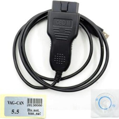 New VAG K CAN Commander 5.5+ Pin Reader 3.9Beta VAG Kilometers Program OBD2 Scanner VAG CAN Commander 5.5 Free Shipping