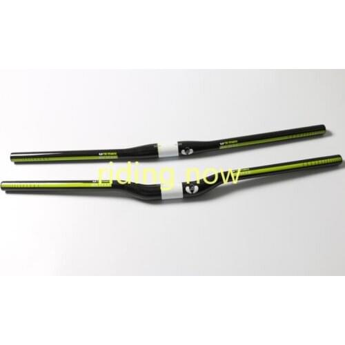 TEmani carbon handlebar riser flat bar 3K glossy T700 carbon 31.8mm for MTB bike handlebars