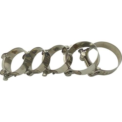 Universal stainless steel motorcycle exhaust banjo clip type car muffler