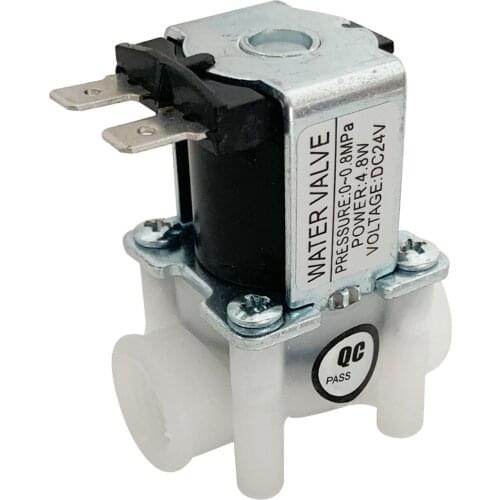 High Quality! Inlet Feed Water Solenoid Valve DC 24V For Reverse Osmosis Systems, Inlet&Outlet: 1/4" Thread female