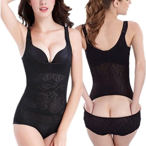 Female Shapewear Tummy Control Women waist trainer Body Shaper Slimming Underwear Bodysuits Jumpsuit modeling strap butt lifter