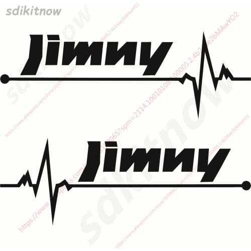 1pair Heart Car Decal Sticker Styling Windows Door Decoration For suzuki jimny 2019 2020 JB43 JB74 rc OFF ROAD Accessories