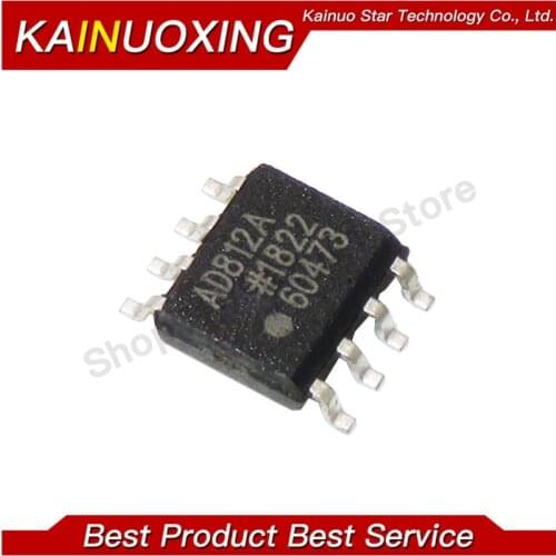 10PCS AD812ARZ SOP8 AD812 SOP AD812A AD812AR SOP-8 Dual, Current Feedback Low Power Op Amp IC