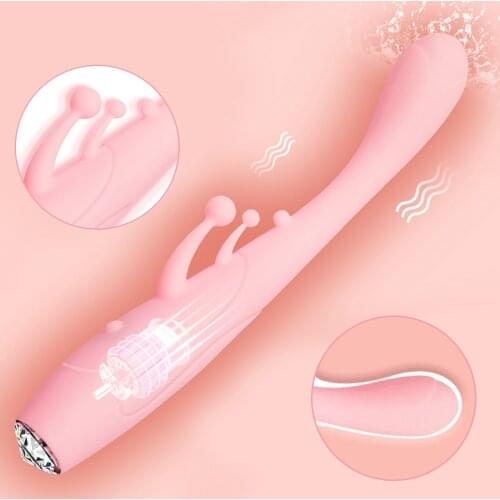 7 Speeds G Spot Vibrator Rabbit Clitoral Stimulator Erotic Dildo vibrator Powerful Motor Vagina Massage Adult Sex Toys for Women