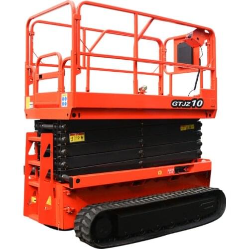 Qiyun Brand 4m Tracked Lift Hydraulic Self Propelled Scissor Lift Aerial Working Platform With ODM/OEM