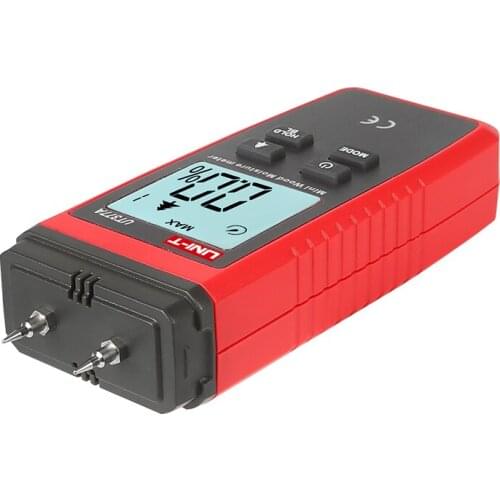 UNI-T UT377A Digital Wood Moisture Meter Hygrometer Humidity Tester for Paper Plywood Wooden Materials LCD Backlight