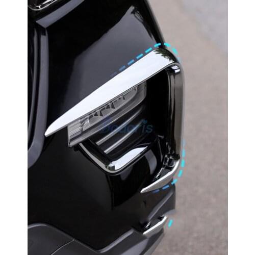 Headlight Frame Front Light Overlay Panel Sticker Decorate Chrome Car-styling For Ford Explorer 2020 2021 Auto Accessories