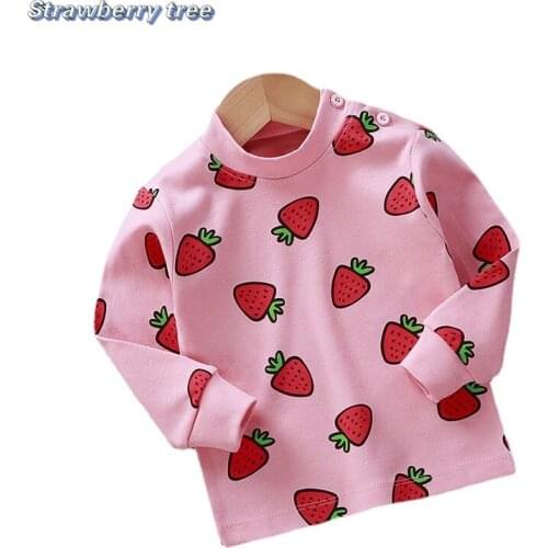 Autumn Cartoon Cotton Kids Clothes Baby Girls Long Sleeve T Shirt Children Fashion Unisex Tees Baby Kids Tops for Girls Clothes
