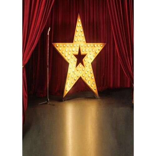 Golden Star Photography Background Curtain Backdrops for Photograph Accessories Child Party Cloth Photo Backdrop Photo Studio