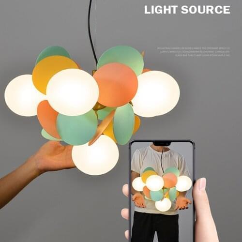Creative Art Tree Designe Livingroom Pendant Lights Nordic Multicolor Parlor Kids Bedroom Cafe Decoration Light Fixtures