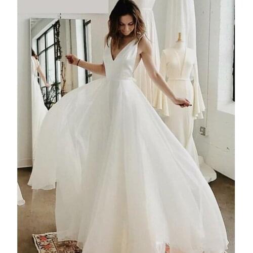 Moon Talee Chiffon Wedding Dresses
