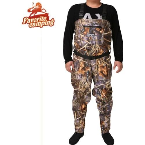 Brand Nylon Waterproof Permeable Breathable Camouflage Fishing Wader for fishing Hunting waterproof Ghillie Suit fishing wader