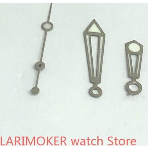 NEW White green luminous watch hands suitable for mingzhu 2813 miyota 8215 movement