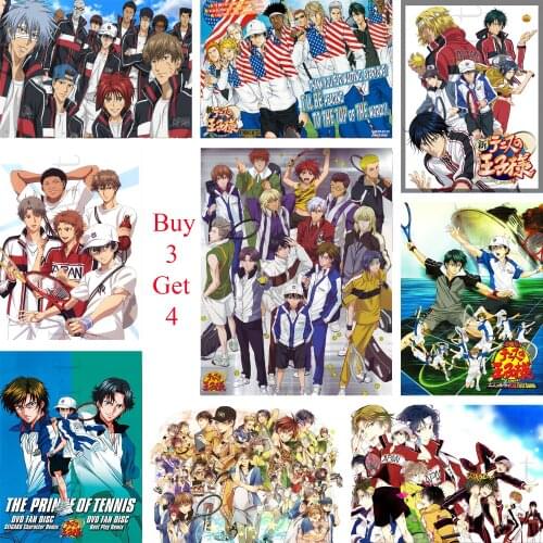 The Prince Of Tennis Poster Clear Image Wall Stickers Home Decoration High Quality Prints White Coated Paper home art Brand