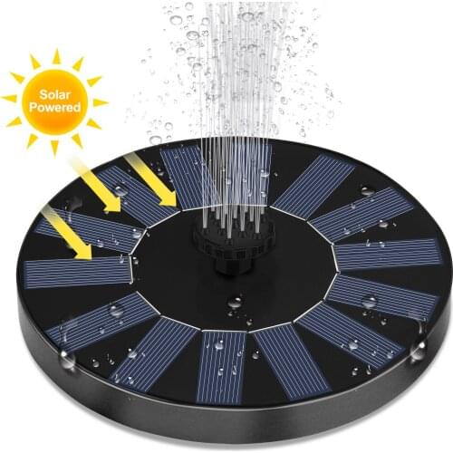 900mHA Solar Water Fountain Pool Pond Waterfall Fountain For Garden Decoration Outdoor Bird Bath Floating Solar well made