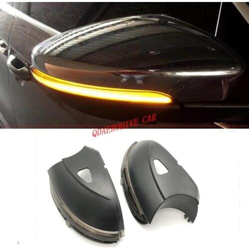 QDAEROHIVE Dynamic Mirror Indicator with LED Side Mirror turn signal Light Blinker for VW GOLF 6 MK 6 2010-2012