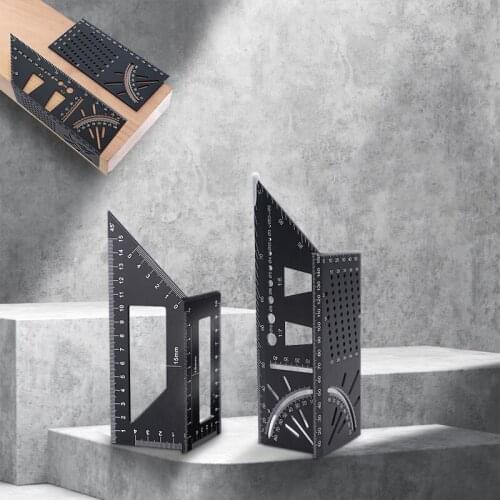 Aluminum Alloy Scribe Dovetail Marking Template Vertical Angle Calibration Practical Guide Marking Woodworking Tools