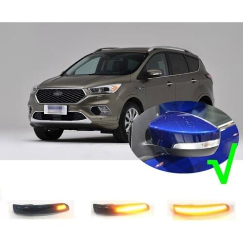 Suitable for Ford Kuga II DM2 Van Escape EcoSport 2012-2019 Dynamic LED Blinker Indicator Side Mirror Turn Light Signal Repeater