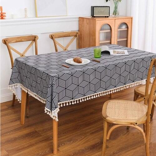 Decorative Table Cloth Rectangular Tablecloths Dining Table Cover Oxford Fabric Tablecloth Dining Table Cover