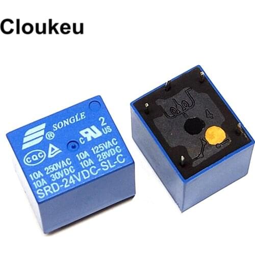 SRD-24VDC-SL-C 10A Relay DIP5