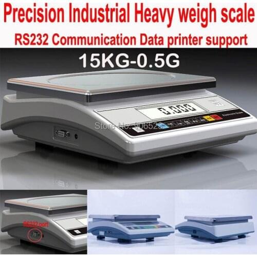 Precision electronic counting scale 419WA 15KG x 0.5g RS232 Print industrial balance digital kitchen scale