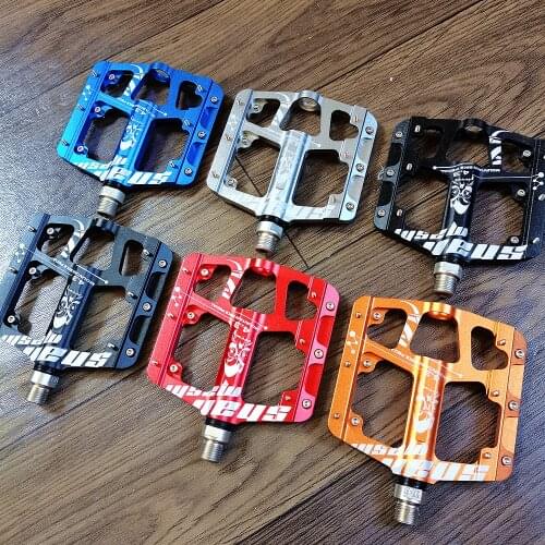 Ultra light 4.3 flat width Non-slip mtb bicycle Seal 3 bearing Anodizing pedal CNC aluminum alloy mountain bike pedal parts