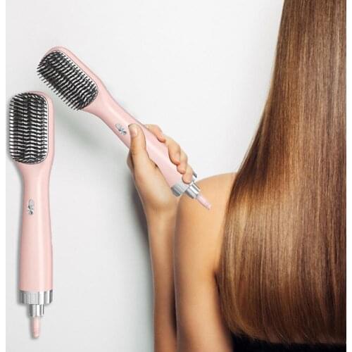 Hair Comn Hair Straightener Flat Irons Straightening Brush Beard Straightener Hot Heating Comb Anti-Scalding Beard Straightene