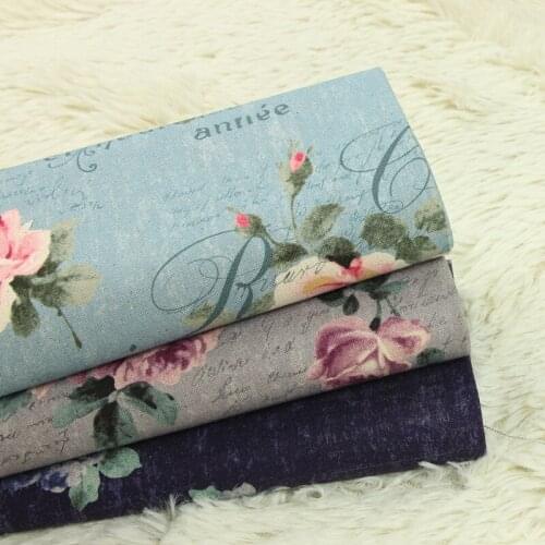 High quality and pure cotton fabric return to the ancients rose fabrics Handmade DIY dress tissu