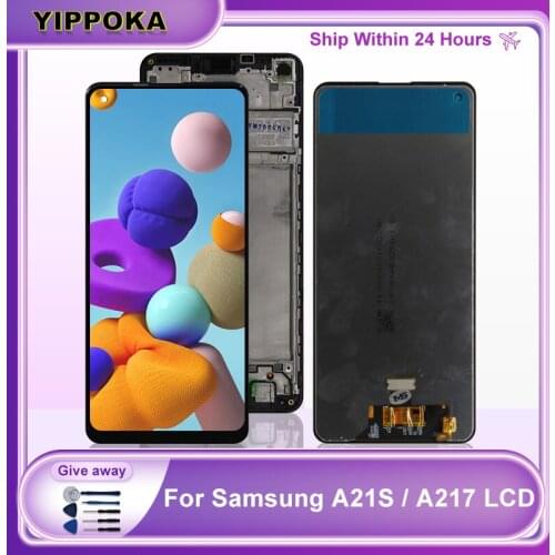 6.5" Original For Samsung Galaxy A21S Display A217F A217 LCD Touch Screen Digitizer Display For Galaxy A21S LCD A217F/DS A217H