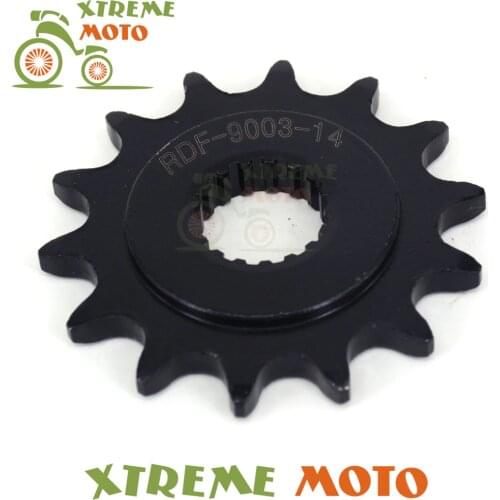 14T Front Chain Sprockets For Honda ATV TRX450 TRX700XX Off-road CR250R 88-08 CRF450R 02-16 CRF450X 05-16 CRM250 91 CR500 88-01